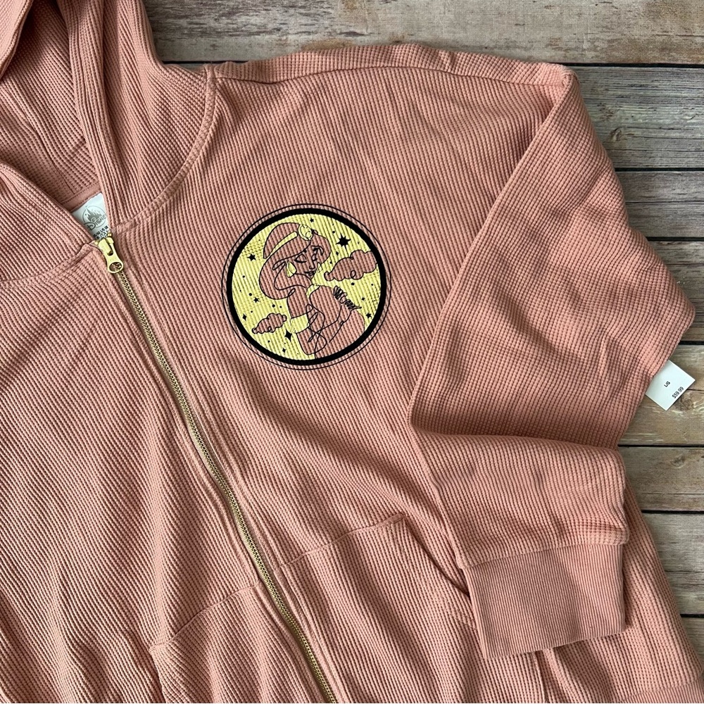 NWT Disney Princess Jasmine Waffleknit Hoodie
